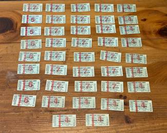 Vintage DeCamp Bus Lines Tickets