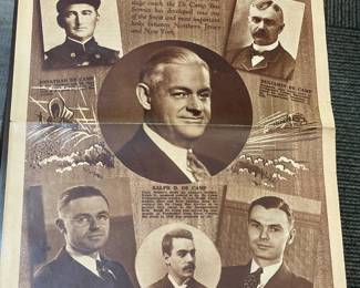 ORIGINAL "Newark Sunday Call" Newspapers From 1940 Celebrating 70 Years Of DeCamp Bus Lines Service