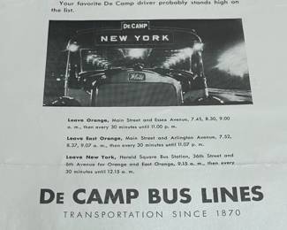 DeCamp Bus Lines Handmade Scrapbooks W/ Vintage & Original Newspaper Clippings Featuring The 1939/1940 NY World's Fair
