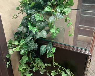 An Assortment Of Faux Plants, Ivy, Floral Arrangements, & OVERSIZED Trees