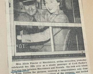 DeCamp Bus Lines Handmade Scrapbooks W/ Vintage & Original Newspaper Clippings Featuring The 1939/1940 NY World's Fair