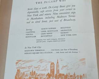 DeCamp Bus Lines Handmade Scrapbooks W/ Vintage & Original Newspaper Clippings Featuring The 1939/1940 NY World's Fair