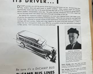 DeCamp Bus Lines Handmade Scrapbooks W/ Vintage & Original Newspaper Clippings Featuring The 1939/1940 NY World's Fair
