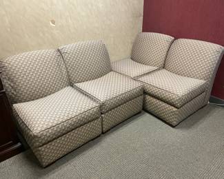 Upholstered Sectional Sofa Set