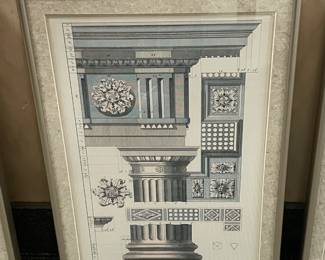 Framed Architectural Themed Wall Art