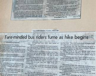 DeCamp Bus Lines Handmade Scrapbooks W/ Vintage & Original Newspaper Clippings Featuring The 1939/1940 NY World's Fair