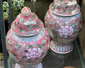 Pair Of Decorative Urns