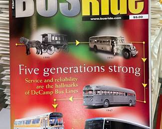 Bus Ride (February 2003) Magazine Celebrating "Five Generations Strong Of DeCamp Bus Lines"