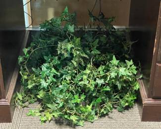 An Assortment Of Faux Plants, Ivy, Floral Arrangements, & OVERSIZED Trees