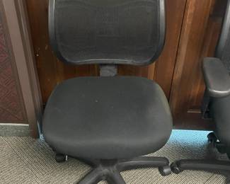 Black Rolling Office Chair