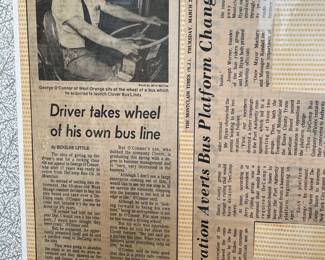 DeCamp Bus Lines Handmade Scrapbooks W/ Vintage & Original Newspaper Clippings Featuring The 1939/1940 NY World's Fair
