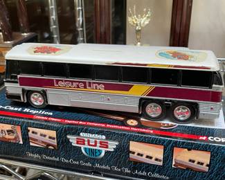 Leisure Line Replica Toy Bus Bank