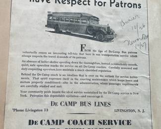 DeCamp Bus Lines Handmade Scrapbooks W/ Vintage & Original Newspaper Clippings Featuring The 1939/1940 NY World's Fair