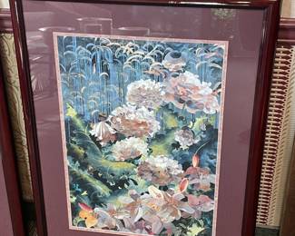 Framed Floral Wall Art