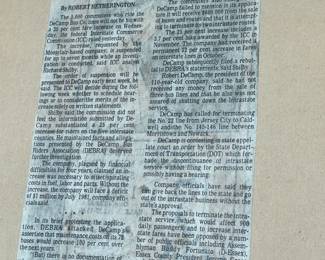 DeCamp Bus Lines Handmade Scrapbooks W/ Vintage & Original Newspaper Clippings Featuring The 1939/1940 NY World's Fair