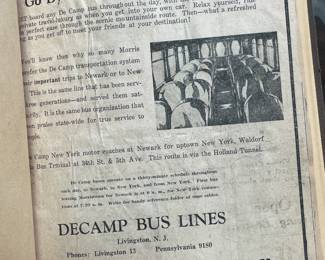 DeCamp Bus Lines Handmade Scrapbooks W/ Vintage & Original Newspaper Clippings Featuring The 1939/1940 NY World's Fair