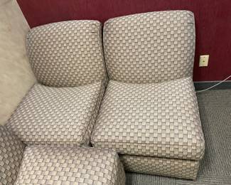 Upholstered Sectional Sofa Set
