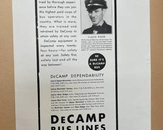 DeCamp Bus Lines Handmade Scrapbooks W/ Vintage & Original Newspaper Clippings Featuring The 1939/1940 NY World's Fair