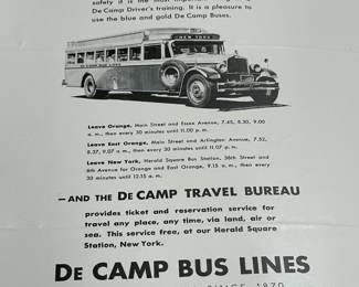 DeCamp Bus Lines Handmade Scrapbooks W/ Vintage & Original Newspaper Clippings Featuring The 1939/1940 NY World's Fair