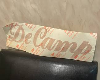 Un-Used DeCamp Bus Lines Bus Lettering Decals