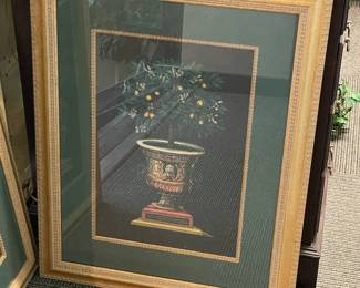 Framed Topiary Artworks