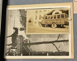 Original Antique DeCamp Bus Lines Photograph