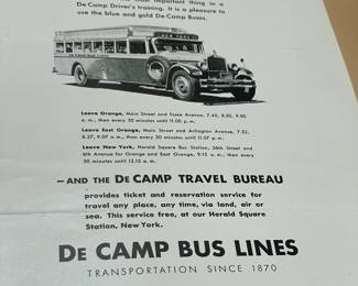 DeCamp Bus Lines Handmade Scrapbooks W/ Vintage & Original Newspaper Clippings Featuring The 1939/1940 NY World's Fair