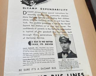 DeCamp Bus Lines Handmade Scrapbooks W/ Vintage & Original Newspaper Clippings Featuring The 1939/1940 NY World's Fair