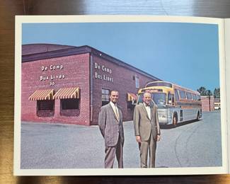Vintage GMC's 40 Footer Bus Promotional Booklet W/ DeCamp Bus Lines Feature