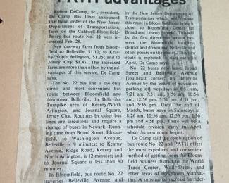 DeCamp Bus Lines Handmade Scrapbooks W/ Vintage & Original Newspaper Clippings Featuring The 1939/1940 NY World's Fair