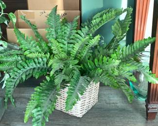 An Assortment Of Faux Plants, Ivy, Floral Arrangements, & OVERSIZED Trees