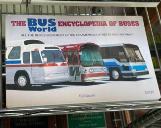 Vintage "The Bus World Encyclopedia Of Buses" Book