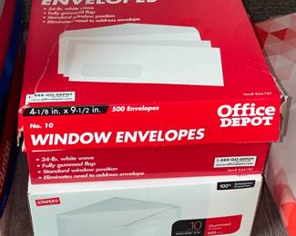 BRAND NEW & Used Envelopes By Staples & Office Depot