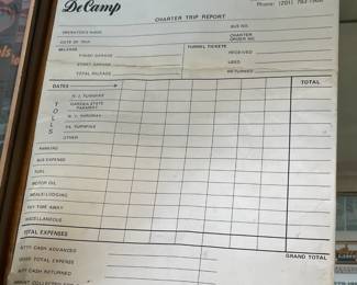 ORIGINAL DeCamp Bus Lines Register Keys (From The Money Boxes That Used To Be Aboard The Buses. Each Key Matches To The Assigned Bus Driver & Coordinating Bus.)