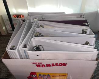 Binders (Dozens To Choose From)