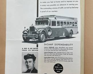 DeCamp Bus Lines Handmade Scrapbooks W/ Vintage & Original Newspaper Clippings Featuring The 1939/1940 NY World's Fair