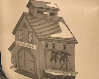 Large Dept.56 Christmas Village Collection Of Buildings, Figurines, & Accessories