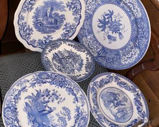 Blue & White Plates