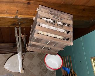 Hanging Kitchen Gadgets, Tools, & Assorted Antiques