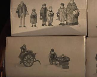 Large Dept.56 Christmas Village Collection Of Buildings, Figurines, & Accessories