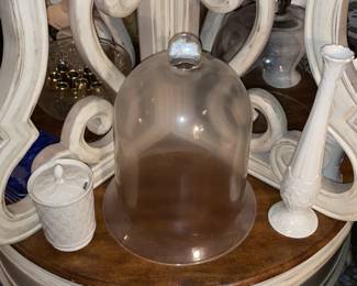 Clear Dome & Lenox Vase