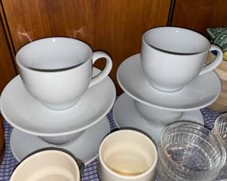White Teacup Sets
