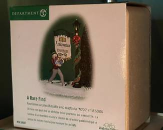 Large Dept.56 Christmas Village Collection Of Buildings, Figurines, & Accessories