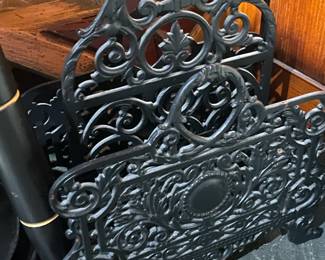 Cast Iron Magazine Rack