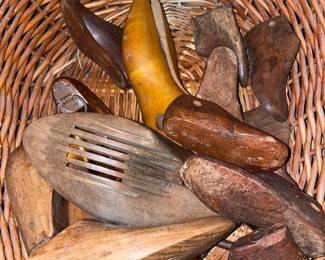 Antique Wooden Shoe Molds