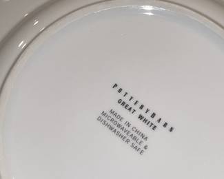 Pottery Barn "Great White" Plates