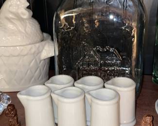 Vintage Restaurant Creamers