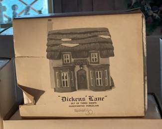 Large Dept.56 Christmas Village Collection Of Buildings, Figurines, & Accessories