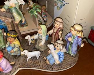 Large Multi-Piece Hummel Nativity Set W/ Boxes