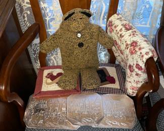 Vintage Engraved Hot Plates